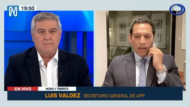 Luis Valdez, secretario de APP, sobre ministro de Energía: La bancada votó en contra de censura por la gobernabilidad
