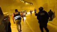 San Juan de Lurigancho: Así fue la persecución a balazos de delincuentes en túnel Santa Rosa
