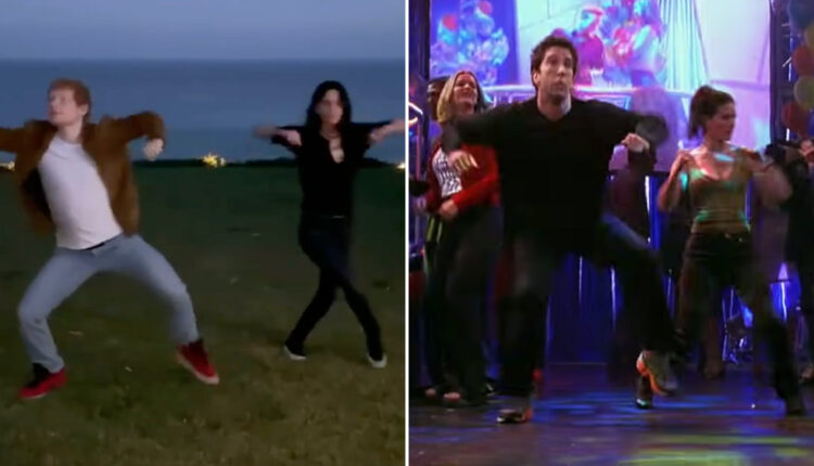 Ross-Monica-Friends-Dance-Routine-Ed-Sheeran-Courteney-Cox