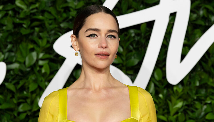 Emilia Clarke attends The Fashion Awards 2019 at The Royal Alber