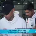 Así fue la llegada de la selección peruana tras ser eliminados de la Copa América