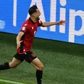 ¡A los 22 segundos! Nedim Bajrami puso el 1-0 para Albania frente a Italia