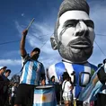 Argentina vs. Países Bajos: Hinchas de la Albiceleste realizaron banderazo en Doha