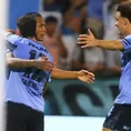 Bryan Reyna y su tremendo gesto con un pequeño hincha de Belgrano tras su primer gol