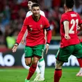 Cristiano Ronaldo brilló con dos goles y enorme gesto con niña en goleada de Portugal