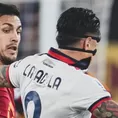 Con Lapadula, Cagliari cayó goleado 4-0 ante la Roma por la Serie A