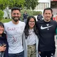 Gianluca Lapadula sobrelleva su ausencia en las canchas junto a su familia 