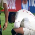 José Rivera tuvo desconsolado llanto tras derrota y eliminación de Universitario