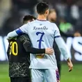 Lionel Messi y Cristiano Ronaldo compartieron imágenes de su reencuentro