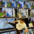 YouTube: Furioso por la llegada de Messi, hincha del Marsella rompió televisores en tienda