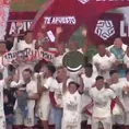 Universitario y la eufórica celebración tras lograr el Torneo Apertura de Liga 1