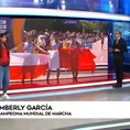 Kimberly García confesó su sueño olímpico en los estudios de América TV