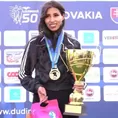 Kimberly García ganó la medalla de oro en Eslovaquia con nuevo récord mundial