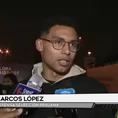 Marcos López llegó a Lima para integrarse a la selección peruana