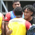 Renato Tapia visitó a compañeros de la selección peruana en la Videna 