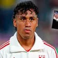 Renato Tapia impactó tras enviar mensaje durante el Perú vs Chile por Copa América