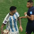 Video inédito: &#39;Cuti&#39; Romero le gritó en la cara el tercer gol de Argentina a Mbappé