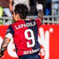 Gianluca Lapadula colocó el 1-0 para el Cagliari sobre el Brescia