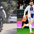 Lionel Messi está en Barcelona y dio un paseo en bicicleta