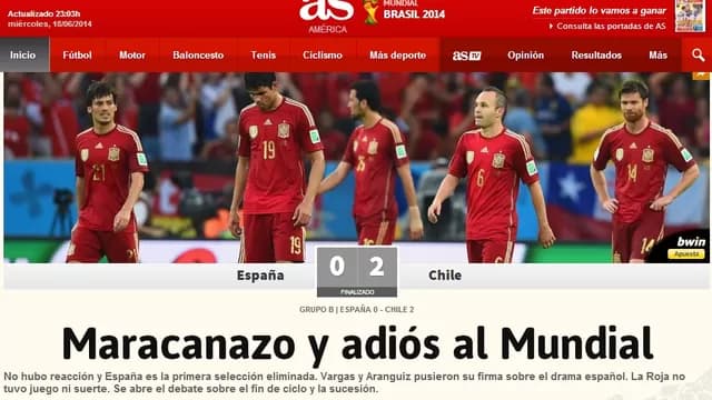 Así reaccionó la prensa en Chile y España tras el final de partido-foto-2