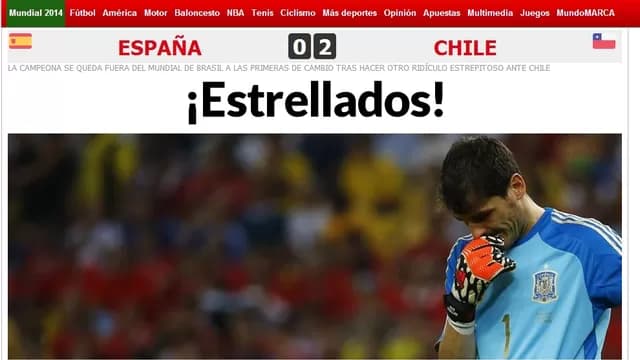 Así reaccionó la prensa en Chile y España tras el final de partido-foto-6