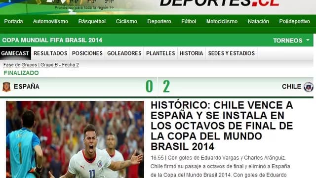 Así reaccionó la prensa en Chile y España tras el final de partido-foto-7