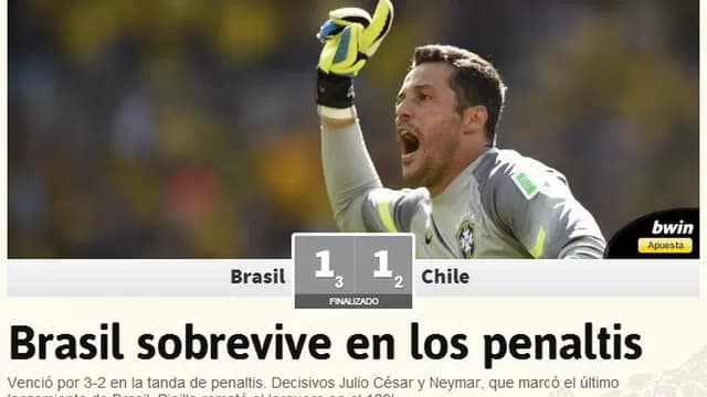 Así reaccionó la prensa mundial tras el triunfo por penales de Brasil-foto-5
