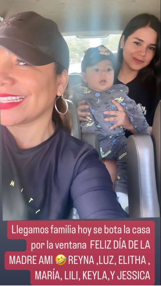 Marisol 'La Faraona' sorprendió con unas imágenes en familia junto a Elitha Echegaray y su nieto Arthur Núñez/Foto: Instagram